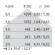 PERFORMANCE iN LIGHTING LED-Pendelleuchte SL629LED 840 sw 54W