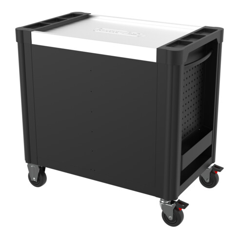 PERFORMANCEplus P30 Chariot d'atelier NOIR/ROUGE avec 8 tiroirs KS Tools