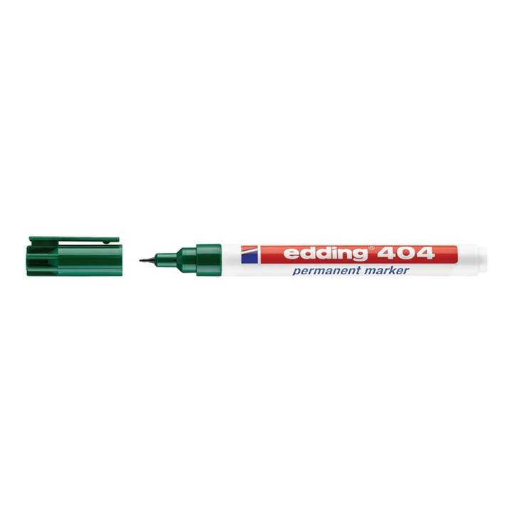 Permanentmarker 404 grün Strich-B.0,75mm Rundspitze EDDING