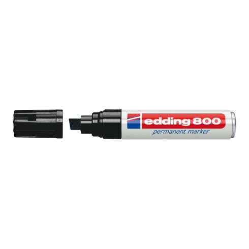 Edding Permanentmarker 800 schwarz Keilspitze Strichbreite 4-12mm