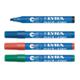 Permanentmarker schwarz Strich-B.2-6mm wasserfest LYRA