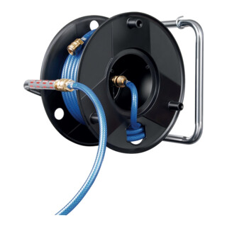 Persluchtslanghaspel Anti Twist 20m slang-Ø 9/15mm fitting DIN