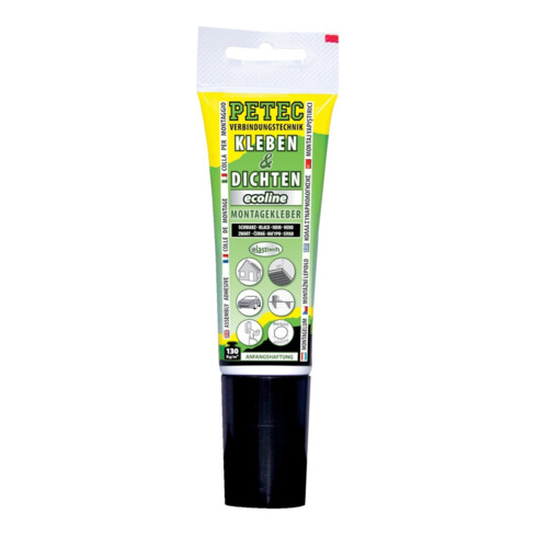 PETEC Kleben + Dichten Ecoline 80 ml, schwarz