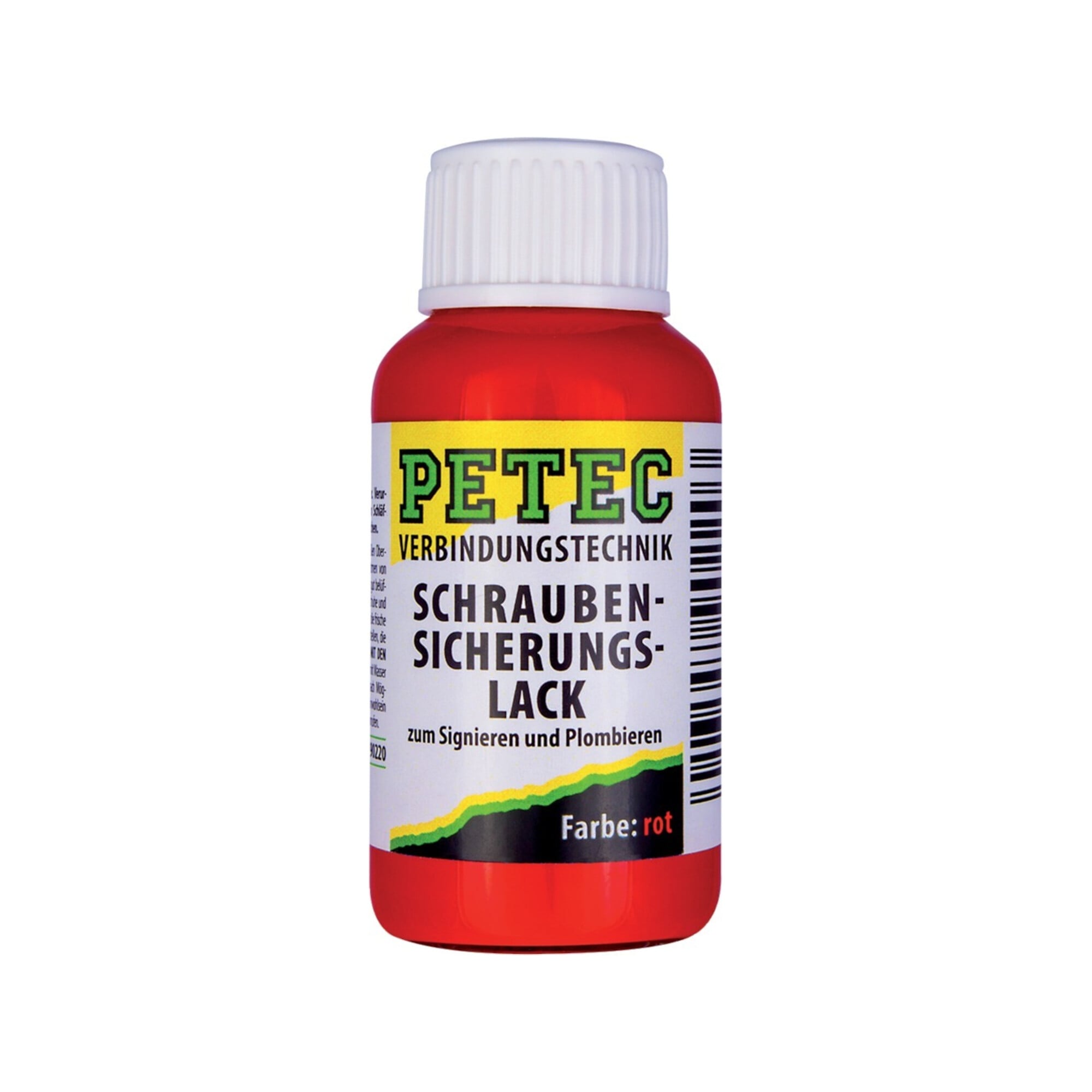 PETEC Schraubensicherungslack rot, 20ml
