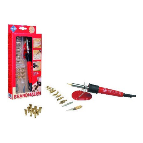 PETER BAUSCH Set de pyrogravure avec 20 embouts Pebaro