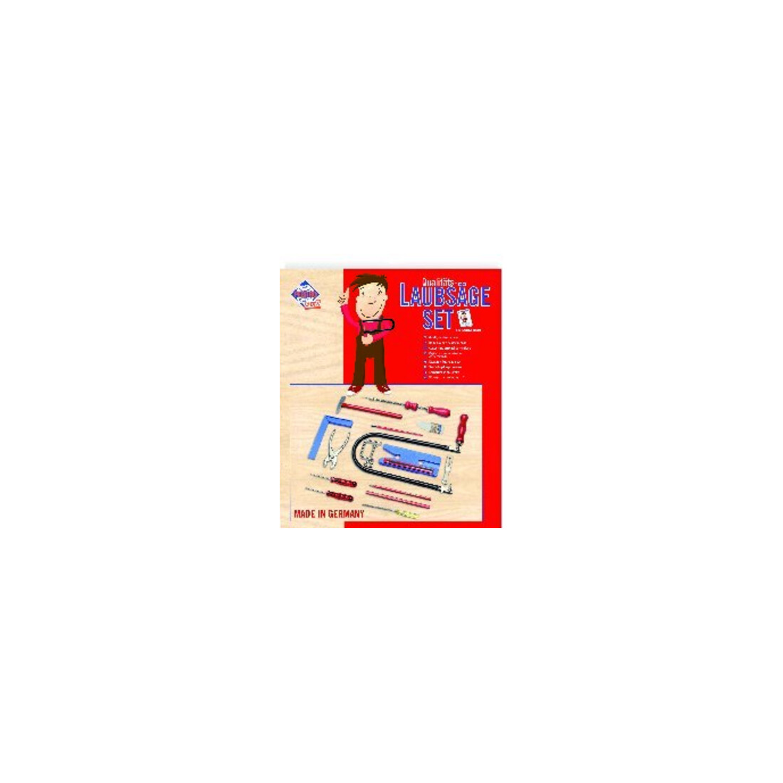 PETER BAUSCH Set de scie à chantourner en carton coloré Modèle 925P Bausch