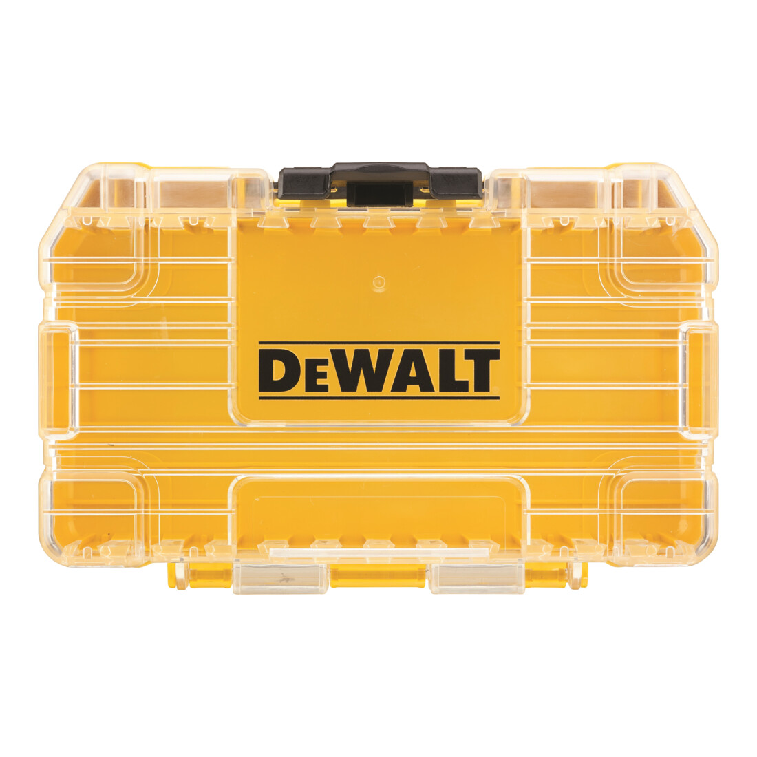 Petit coffret DEWALT TOUGHCASE™ y compris boîte de déversement et supports pour embouts de vissage 25mm et 57mm, vide à remplir DT70801-QZ
