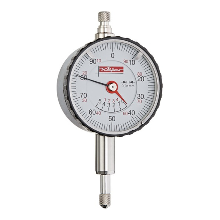 Petit comparateur KMU 4/5 TK-100 1 mm lecture 0,01 mm KÄFER
