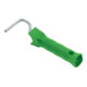 Petit étrier à rouleau L. 200 mm pour cylindres 40 - 70 mm D. 6 mm galvanisé man-1