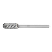 Petite fraise sur tige forme C WRC D. 6 mm L. tête 13 mm D. tige 3 mm carbure en