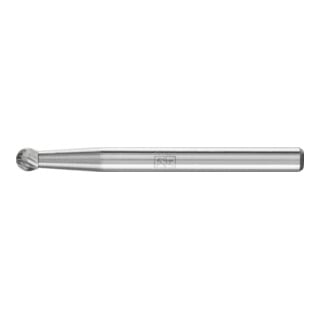 Petite fraise sur tige forme F KUD D. 3 mm L. tête 2 mm D. tige 3 mm carbure eng