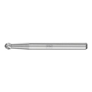 Petite fraise sur tige forme F KUD D. 3 mm L. tête 2 mm D. tige 3 mm carbure eng