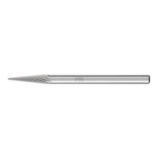 Petite fraise sur tige forme G SKM D. 3 mm L. tête 11 mm D. tige 3 mm carbure en