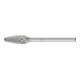 Petite fraise sur tige forme H RBF D. 6 mm L. tête 13 mm D. tige 3 mm carbure en-1