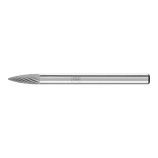 Petite fraise sur tige forme K SPG D. 3 mm L. tête 7 mm D. tige 3 mm carbure eng