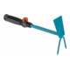 Petite houe combisystem GARDENA, lame droite, 2 dents