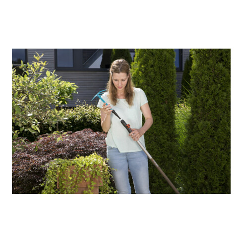 Petite houe combisystem GARDENA, lame droite, 3 dents
