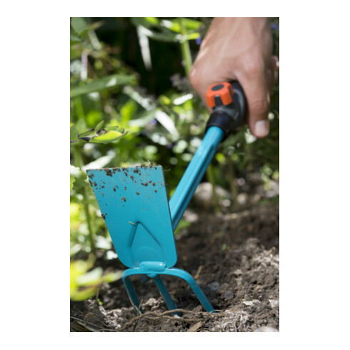 Petite houe combisystem GARDENA, lame droite, 3 dents