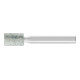 PFERD ALU Schleifstift Zylinder Ø 10x13 mm Schaft-Ø 6 mm SiC80 für Aluminium-1
