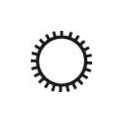 Pferd Angelfeile Rund 150mm H 3-4