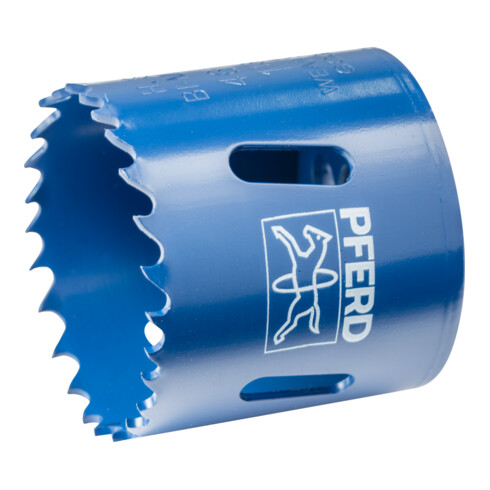 PFERD Bi-Metall Lochsäge Co8/M42 Ø 46 mm Schnitttiefe 31 mm für Stahl, Edelstahl, Blech, Holz