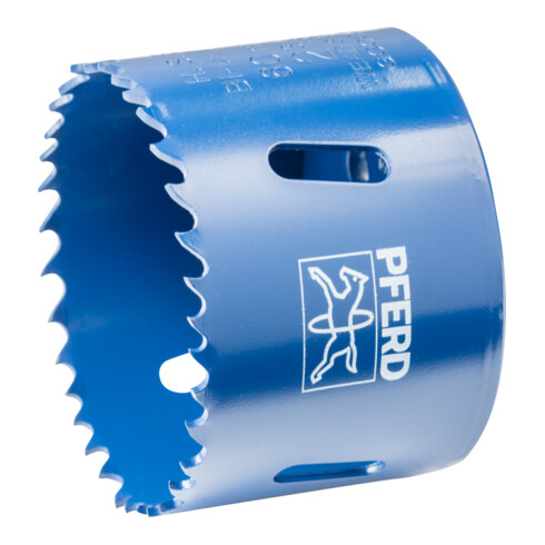 PFERD Bi-Metall Lochsäge Co8/M42 Ø 60mm Schnitttiefe 31 mm für Stahl, Edelstahl, Blech, Holz
