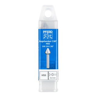 PFERD Kegelsenker HSS DIN 334 C60 Grad, Außendurchmesser 8,0 mm HSS