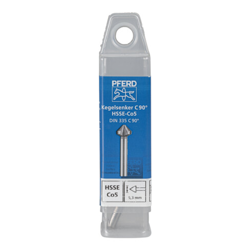 PFERD Kegelsenker HSSE DIN 335 C90 Grad, Außendurchmesser 8,3 mm