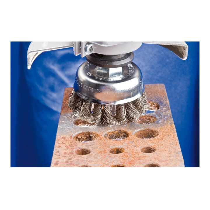 PFERD Brosse à godets avec fil, nouée POS TBG 65/M14 ST 0,50