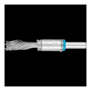 Pferd Brosse à pinceau inox 6 mm 10x25x0,2 mm crantée