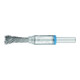Pferd Brosse à pinceau inox 6 mm 10x25x0,2 mm crantée-2