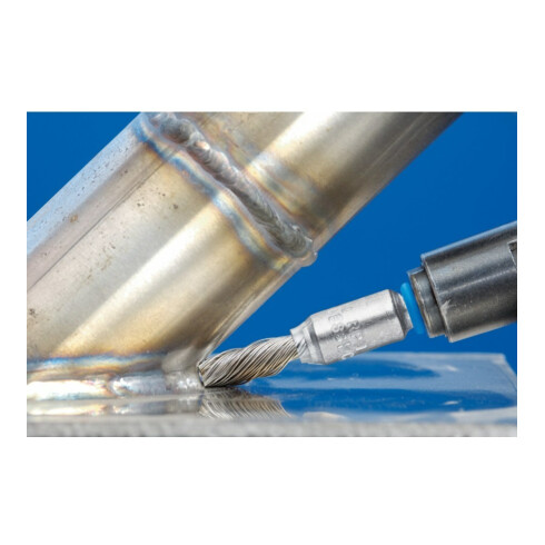 Pferd Brosse à pinceau inox 6 mm 10x25x0,2 mm crantée