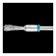 Pferd Brosse à pinceau inox 6 mm 10x25x0,5 mm crantée-1