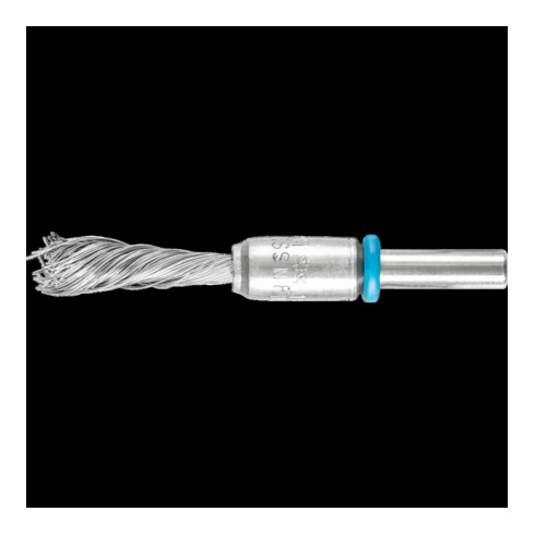 Pferd Brosse à pinceau inox 6 mm 10x25x0,5 mm crantée