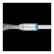 Pferd Brosse à pinceau inox 6mm 10x25x0,35mm crantée-1