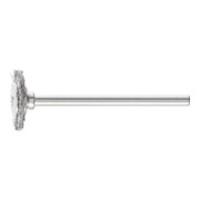 Brosse circulaire PFERD avec arbre, non nouée RBU INOX 0,3 mm