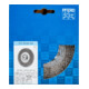 PFERD Brosse ronde, non nouée POS RBU 11512/M14 INOX 0,30