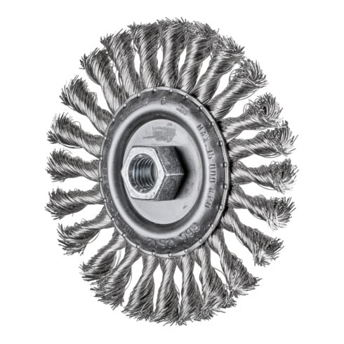 PFERD Brosse ronde, nouée POS RBG 12512/M14 INOX 0,35