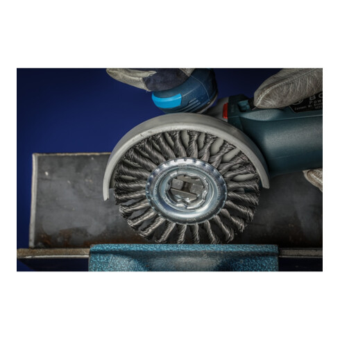 PFERD Brosse ronde Pipeline POS RBG X-LOCK PIPE ST 0,5 mm
