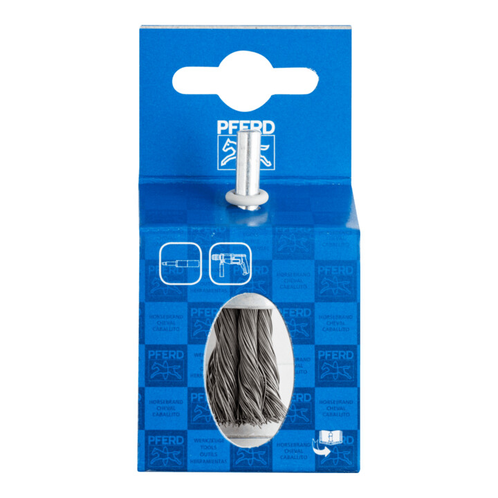 Brosse PFERD avec manche, nouée POS PBG