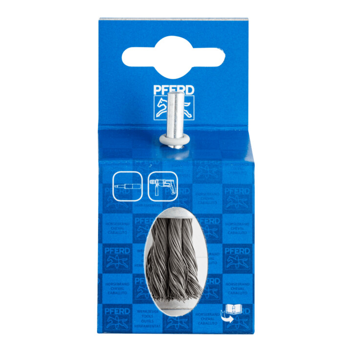 Brosse PFERD avec manche, nouée POS PBG