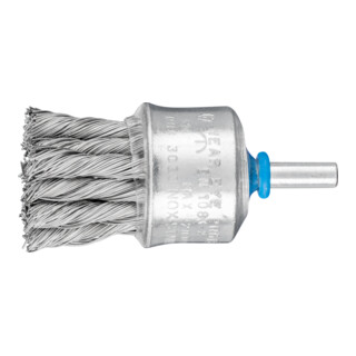 Brosse PFERD avec tige, nouée POS PBG INOX