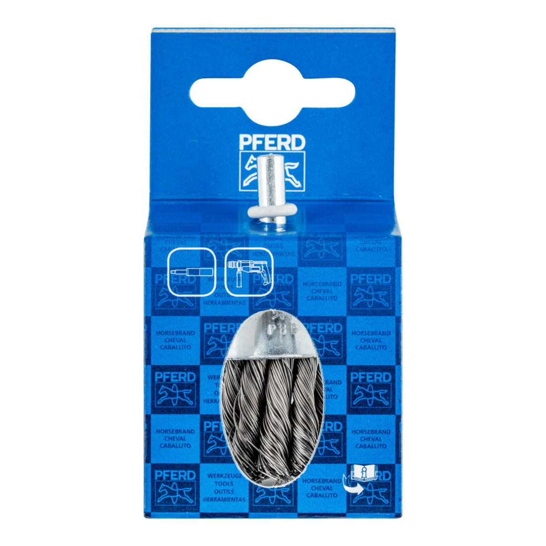 PFERD Brosses pinceau sur tige, torsadées POS PBG 3028/6 ST 0,35