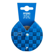 PFERD Brosses plates sur tige, non torsadées POS RBU 5015/6 INOX 0,20-2