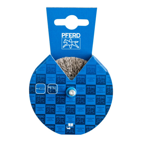 PFERD Brosses plates sur tige, non torsadées POS RBU 7015/6 INOX 0,30