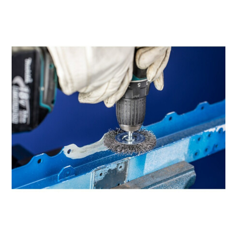 PFERD Brosses plates sur tige, non torsadées RBU 10010/6 INOX 0,30