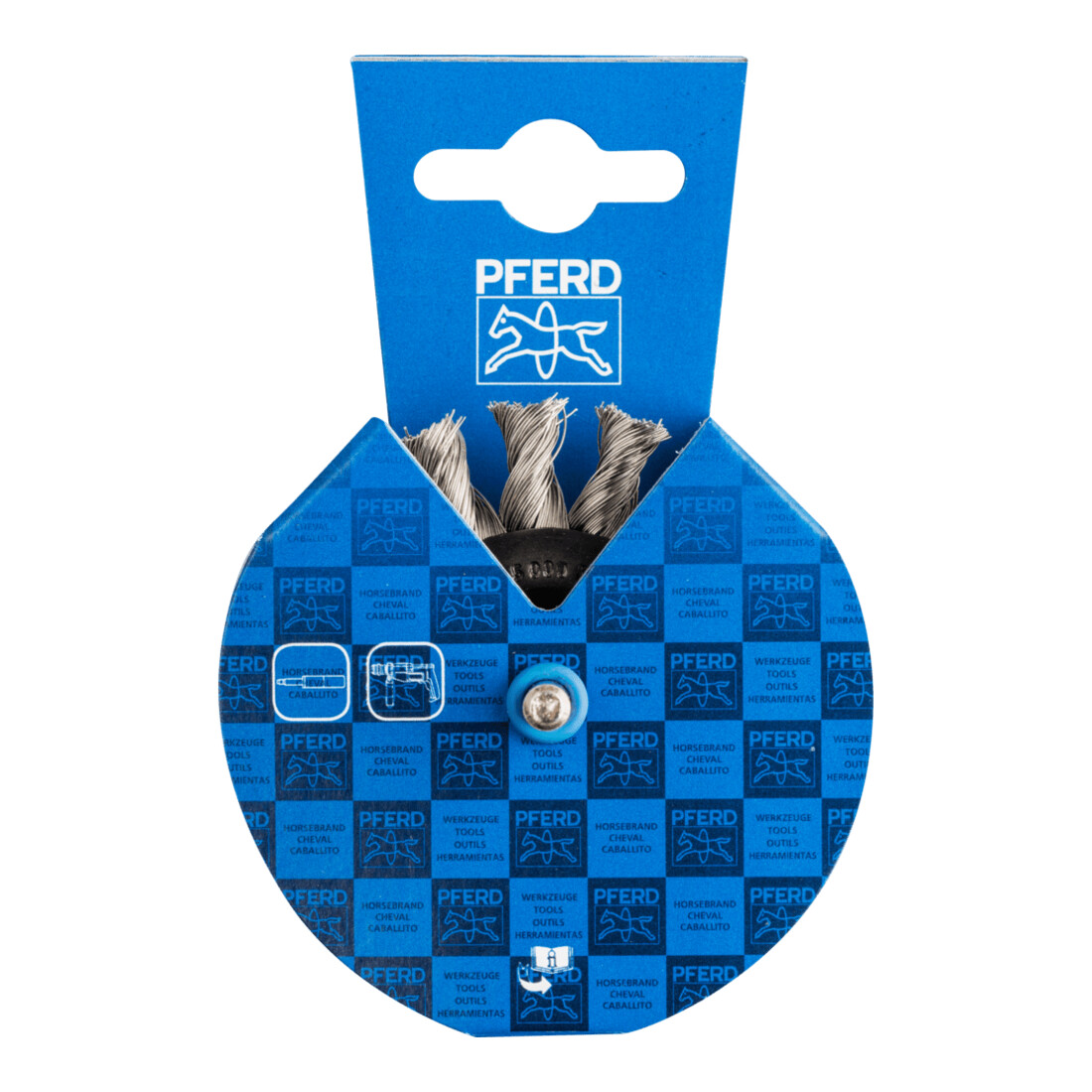 PFERD Brosses plates sur tige, torsadées POS RBG 7006/6 INOX 0,35