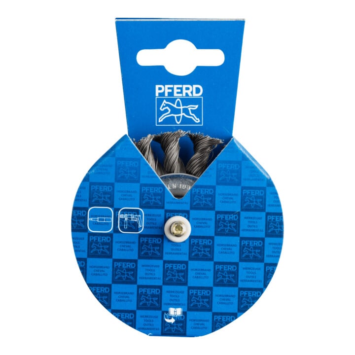 PFERD Brosses plates sur tige, torsadées POS RBG 7006/6 ST 0,35
