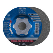 PFERD CC-GRIND-FLEX Schleifscheibe 115x22,23 mm FINE Leistungslinie SG STEEL für Stahl