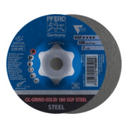 PFERD CC-GRIND-SOLID Schleifscheibe 180x22,23 mm COARSE Speziallinie SGP STEEL für Stahl